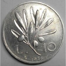 REPUBBLICA ITALIANA 10 Lire dal 1946 al 2001 FDC (UNC) / PROOF