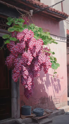 Semi pink grape japan uva - semi,