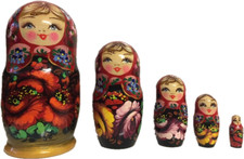 Matrioska  da 5 pezzi (18 cm)