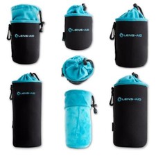 Borsa per obiettivi in neoprene con alimentazione in pile - borsa per obiettivi singola o in set