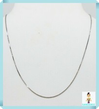 Catena Collanina Argento Veneziana Rodiata e Dorata 40-45-50-60cm