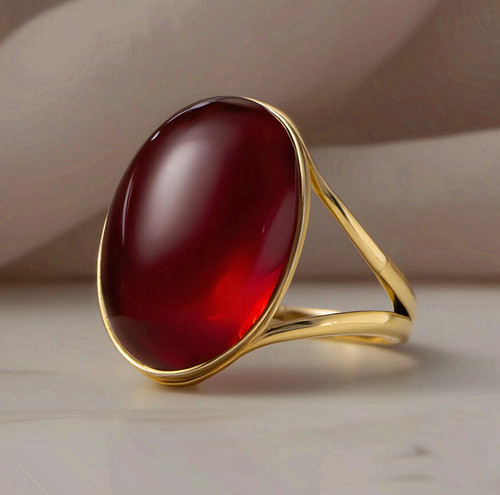 Anello dichiarazione rosso - anello,