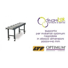 057OP7611 MSR 7 Supporto Per Materiali OPTIMUM Regolabile In Altezza Dimensioni 