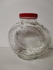 VASO DROGHERIA CARAMELLE SPEZIE SOTTACETI FRUTTA VETRO VINTAGE '50 '60 RURALE