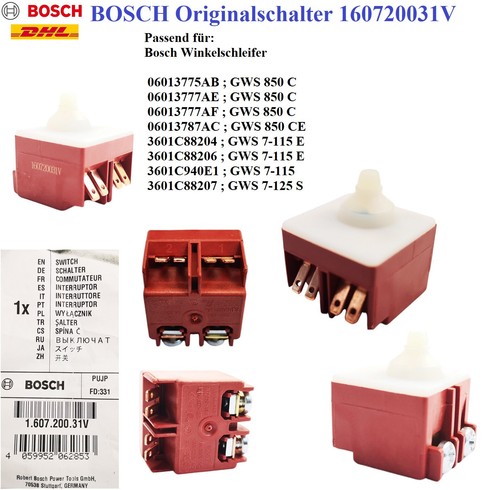 Interruttore originale bosch - interruttore,