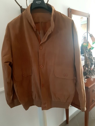 Giubbotto bomber camoscio uomo - camoscio,