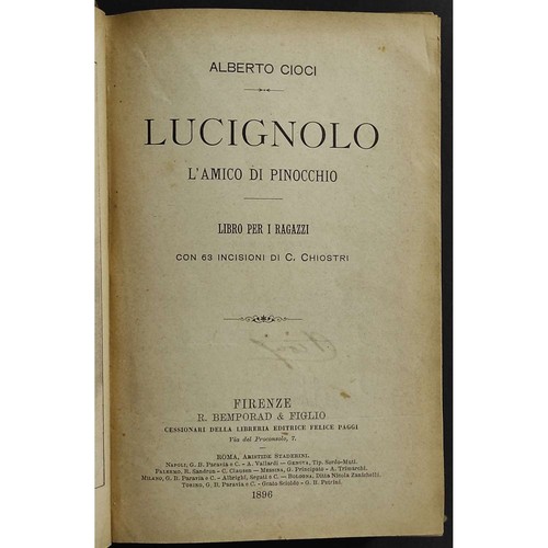Lucignolo amico pinocchio - l'amico, di