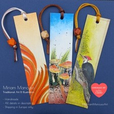 3 Painted Bookmarks Segnalibri