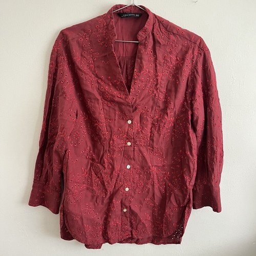 Camicia blusa rossa zara misto - zara,