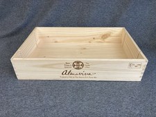 Scatola per vino in legno poco