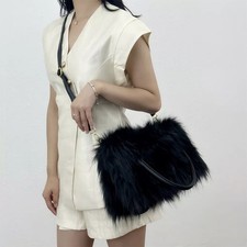 Borsa Donna In Eco Pelliccia