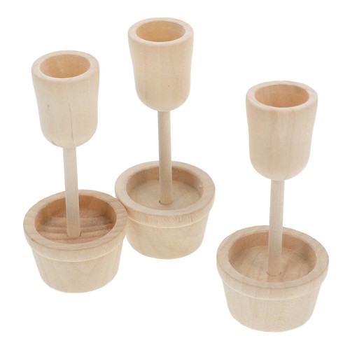 Set fiore legno - ,