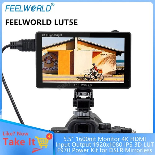 Feelworld lut5e fotocamera - feelworld,