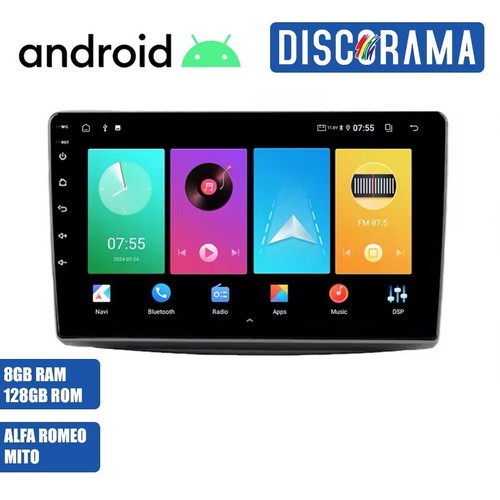 Autoradio android 128gb alfa - android, 8/128gb