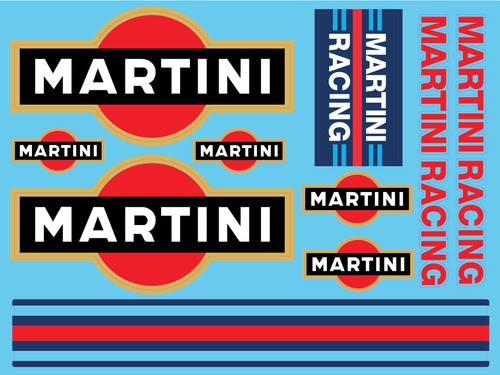 Set adesivi martini racing - martini,