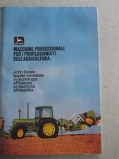 John Deere  TRATTORI  Pubblicita'  Advertising  ORIGINALE  anni '80