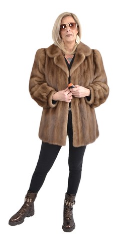 A5645 giacca visone vera - a5645,