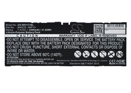 Batteria 9mgcd per dell - 9mgcd,