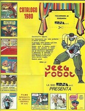 Brouchure catalogo filmino SUPER 8 Ersa (JEEG ROBOT, Mazinga, Goldrake...)