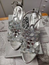 Sandali Donna Argento Tacco Alto