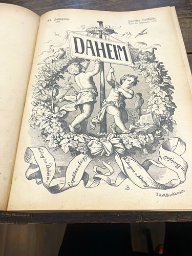 Daheim 1908 german illustrated - 1908,