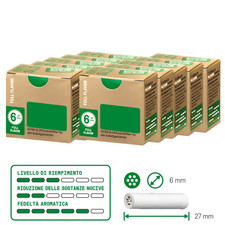 500 filtri - EXTRA SLIM Full Flavor 6mm - Filtri al carbone attivo
