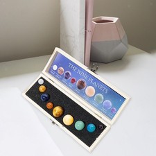 Set di 9 sfere di cristallo