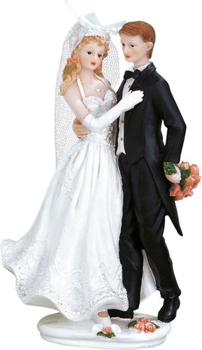 Cake topper resina sposi