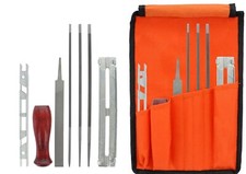 Set 8 Pezzi Affilatrice Lima Affila Catena per motosega manuale affilacatene cod