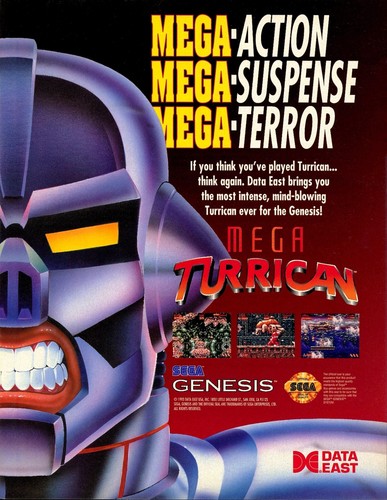 Mega turrican sega genesis - sega,