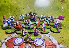 Blood Bowl Old World Alliance Team + Ogre Big Guy Lot of 16 players Pro Painted