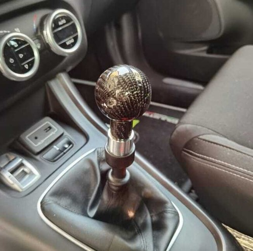 Pomello carbonio alfa romeo - carbonio,