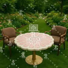 Tavolo 24" Quarzo Rosa e