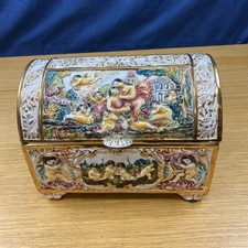 Baule scatola capodimonte - baule/scatola,