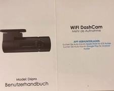 WiFi Dash Cam D6 Pro FHD 1080P