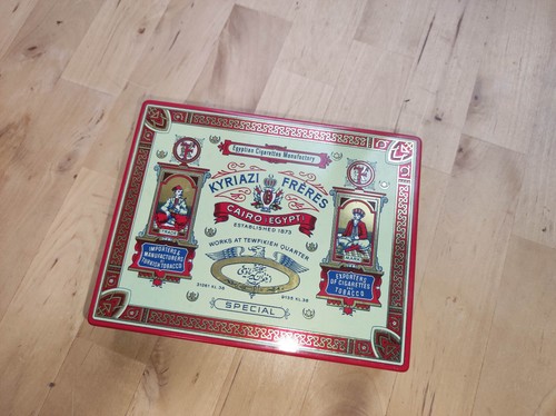 Scatola latta tabacco - latta,