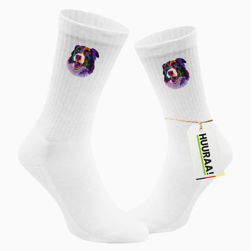 Calze unisex border collie