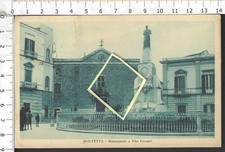 MOLFETTA BARI MONUMENTO A VITO FORNARI_CARTOLINA VG 1933