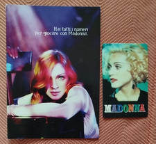 MADONNA LOTTO 3 GADGETS POSTER