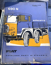 manuale parti ricambio camion autocarro Fiat  690 N