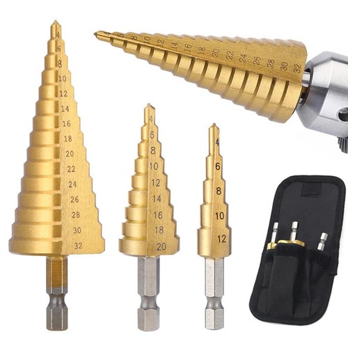 3pz punta trapano cono - 3pz,