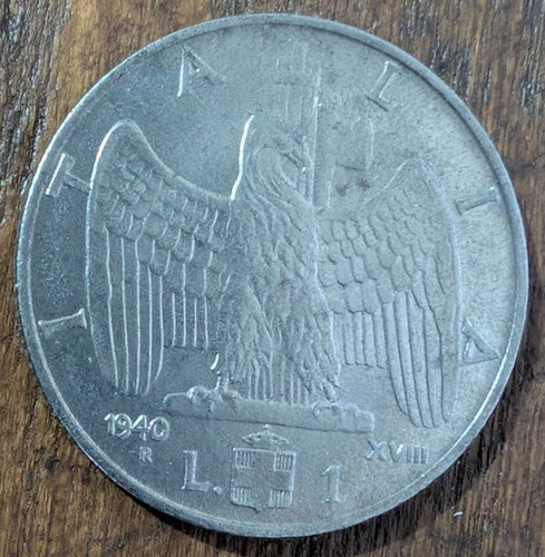 Lira impero 1940 - 1, anno