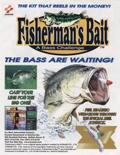 1998 KONAMI FISHERMAN'S BAIT: A BASS CHALLENGE VIDEO VOLANTINO
