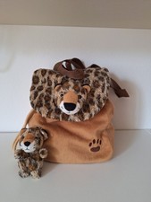ZAINETTO BAMBINA + PORTACHIAVI PELUCHE LEOPARDO LELLY BY VENTURELLI