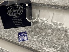 Tre calici acqua Bohemia