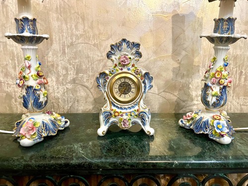 Orologio tavolo con - orologio, da