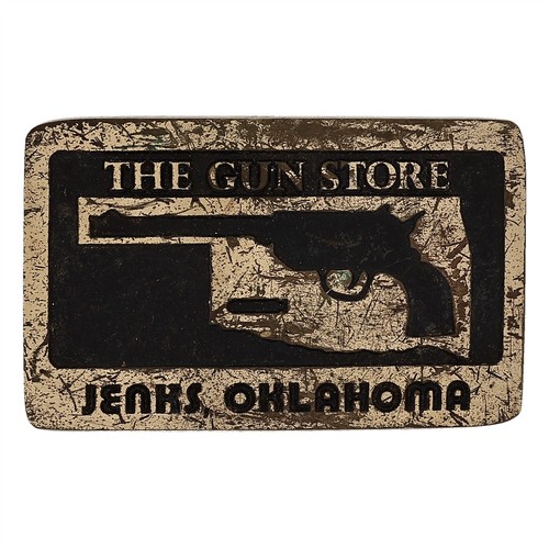 Fibbia cintura vintage the - vintage, gun