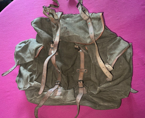 Militaria ancien sac à - sac,