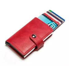 PORTAFOGLIO PORTA CARTE DI CREDITO RFID PELLE ULTRA SLIM CON CLIP UOMO CONTANTI