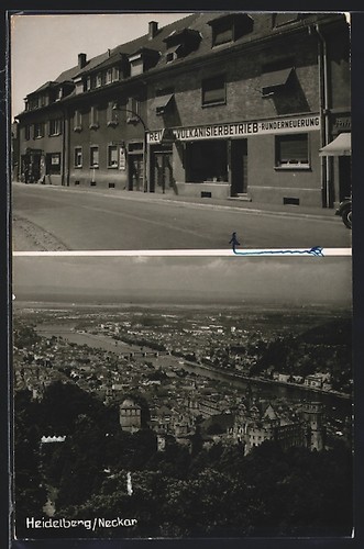 Cartolina heidelberg neckar - cartolina, heidelberg/neckar